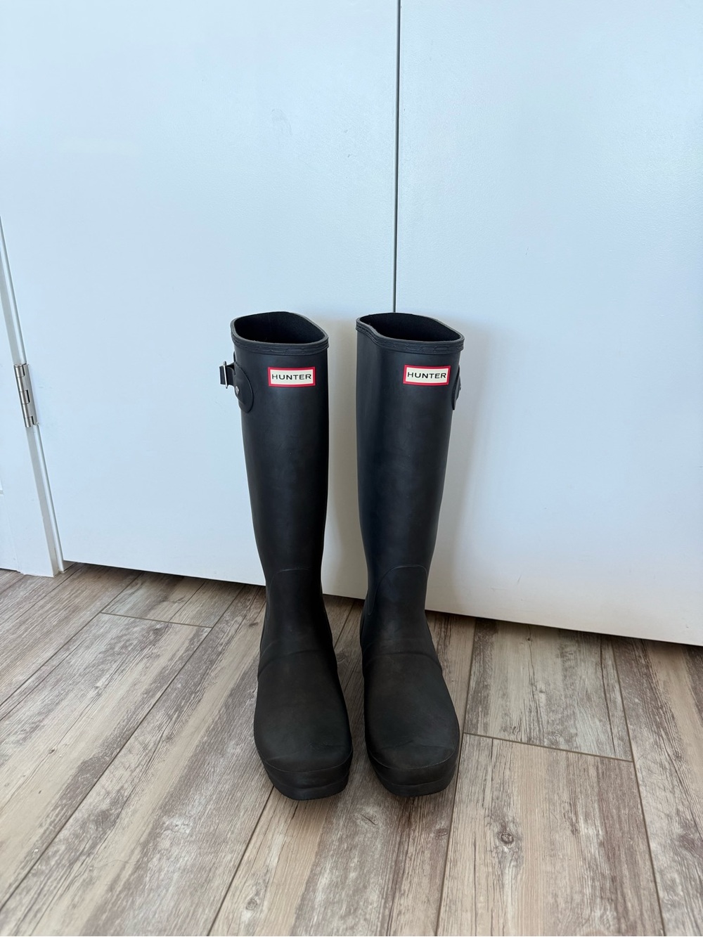 Hunter Tall Black Gloss Waterproof Boots